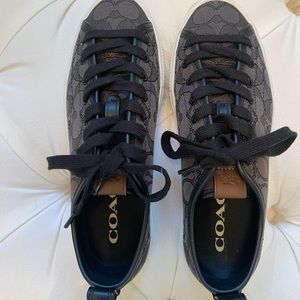 Coach lace up tennis shoes. Great used condition. Size 7.5